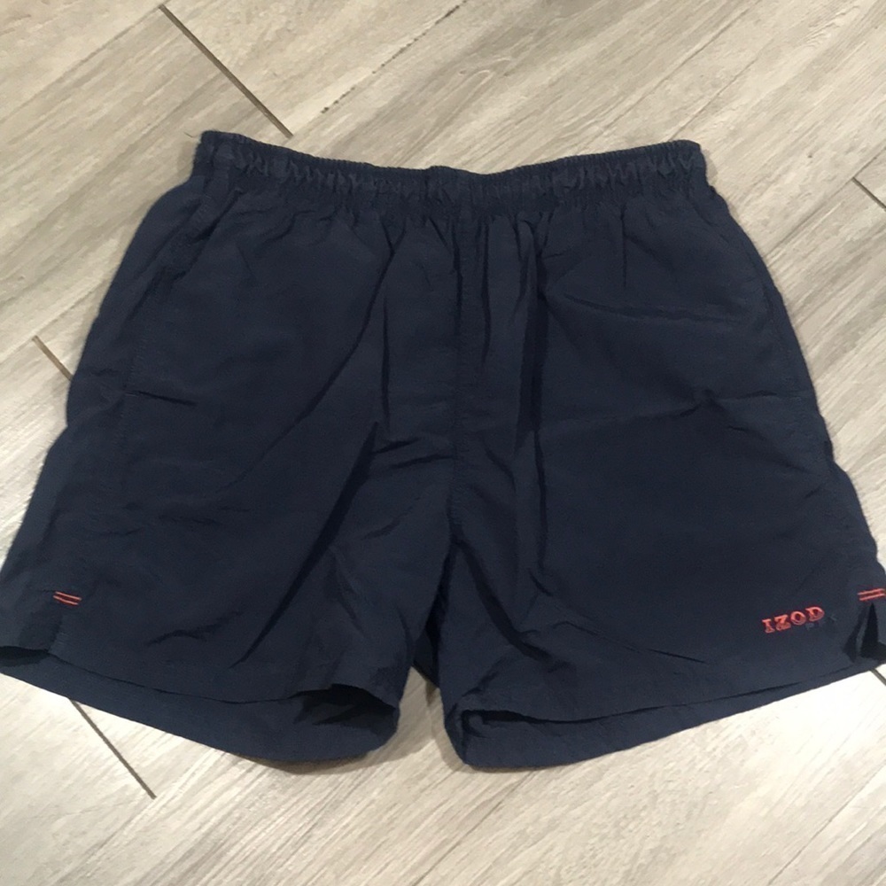 IZOD Performance X Navy Blue Swim Trunks size L